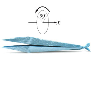 43th picture of origami needlefish