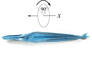 53th picture of origami needlefish
