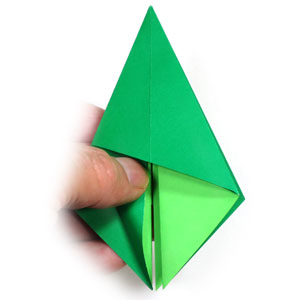 5th picture of reverse swivel-fold in origami