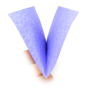 valley-fold in origami