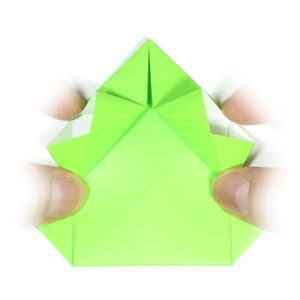 17th picture of traditional origami jumping frog
