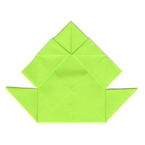 18th picture of traditional origami jumping frog