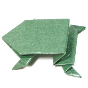 origami jumping frog