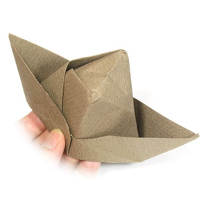 29th picture of traditional cowboy origami hat