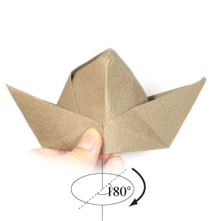 32th picture of traditional cowboy origami hat