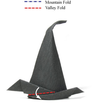 14th picture of origami witch's hat