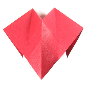 25th picture of 3D origami paper heart