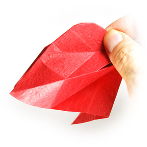 39th picture of 3D origami paper heart
