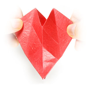 41th picture of 3D origami paper heart