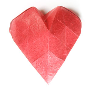 44th picture of 3D origami paper heart