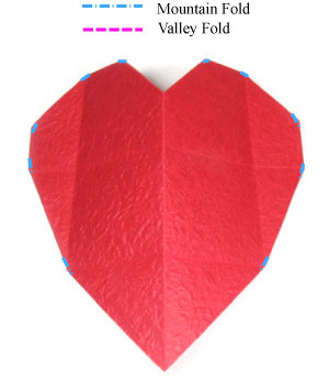 14th picture of large origami paper heart