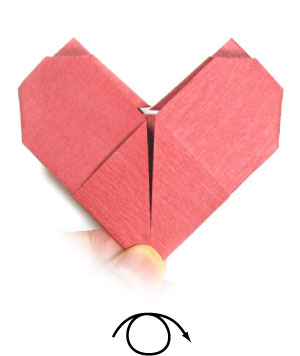 30th picture of Mickey Mouse origami heart