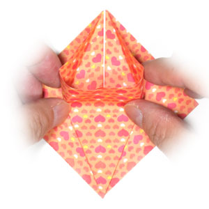 10th picture of origami heart with a stand