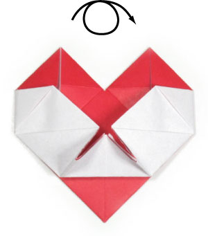 19th picture of origami heart with a stand II