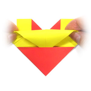 17th picture of origami heart with tiny wings
