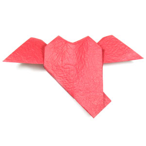 34th picture of origami heart with wings
