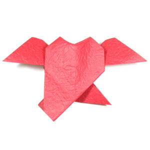 36th picture of origami heart with wings