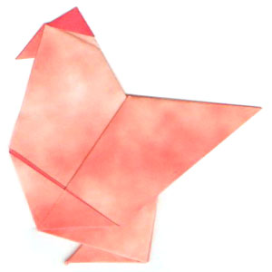 15th picture of traditional origami hen