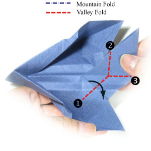 31th picture of origami airplane (fighter jet plane)