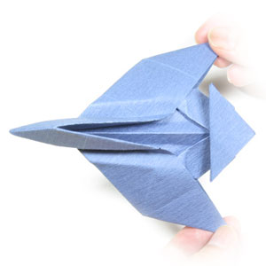 38th picture of origami airplane (fighter jet plane)
