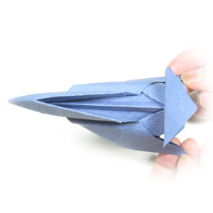 39th picture of origami airplane (fighter jet plane)