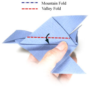 42th picture of origami airplane (fighter jet plane)