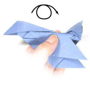 43th picture of origami airplane (fighter jet plane)