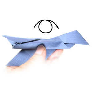 51th picture of origami airplane (fighter jet plane)