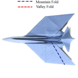 54th picture of origami airplane (fighter jet plane)