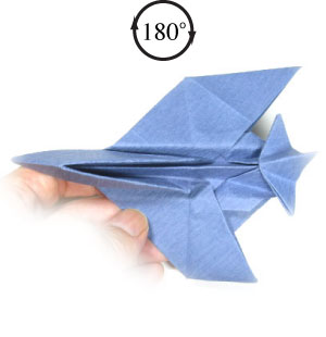 59th picture of origami airplane (fighter jet plane)