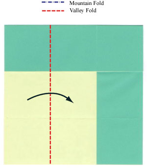 8th picture of four-quadrant origami letter