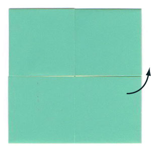 10th picture of four-quadrant origami letter