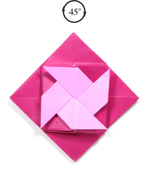 21th picture of pinwheel origami letter (or menko)