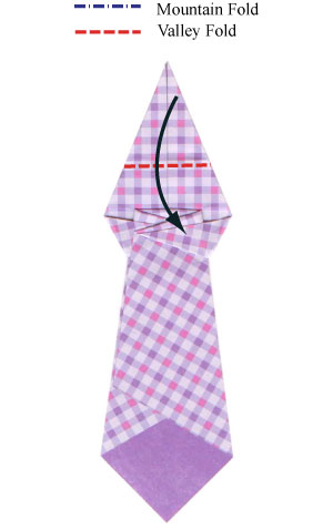 10th picture of traditional origami necktie