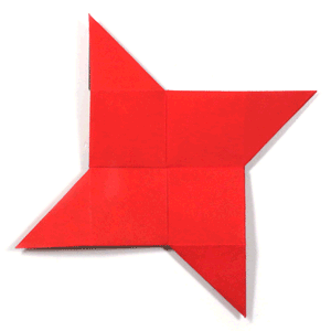 new origami ninja star (front view)