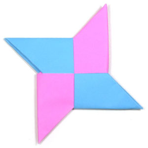traditional origami ninja star