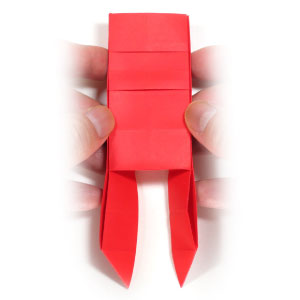 15th picture of 2D origami nutcracker