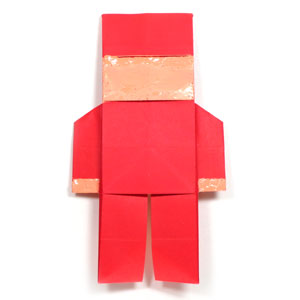 41th picture of 2D origami nutcracker