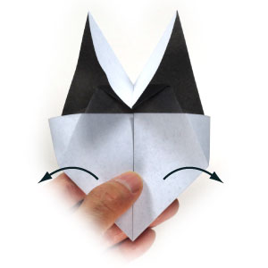 15th picture of face of origami panda