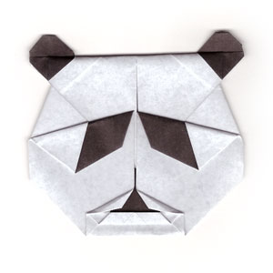 38th picture of face of origami panda