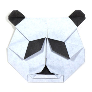 39th picture of face of origami panda