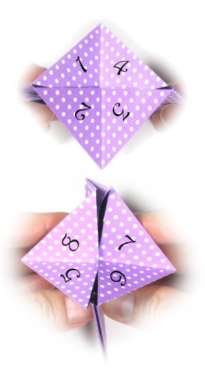 origami paper fortune teller II