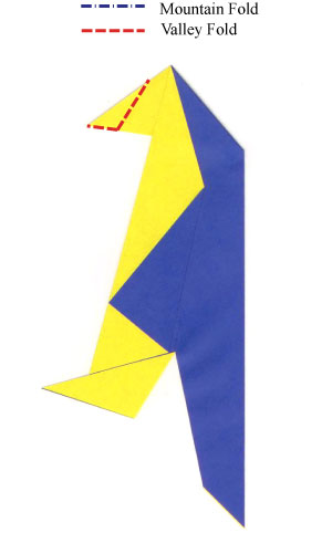 11th picture of traditional origami parrot