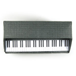30th picture of 3D origami piano