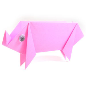 17th picture of traditional origami pig