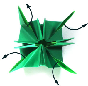 20th picture of spiral origami pinwheel