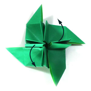 21th picture of spiral origami pinwheel
