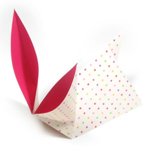traditional origami rabbit