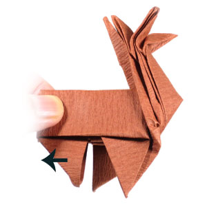 68th picture of origami reindeer