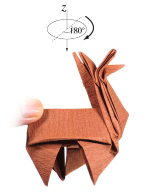 69th picture of origami reindeer